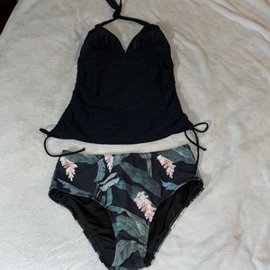 Large tankini swimming suit